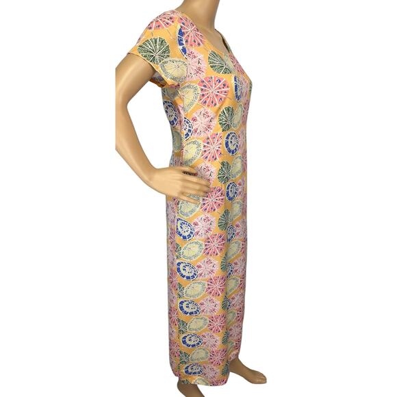 Vintage Weekend Traffic Beach Umbrella Midi Dress Size S - Picture 3 of 10